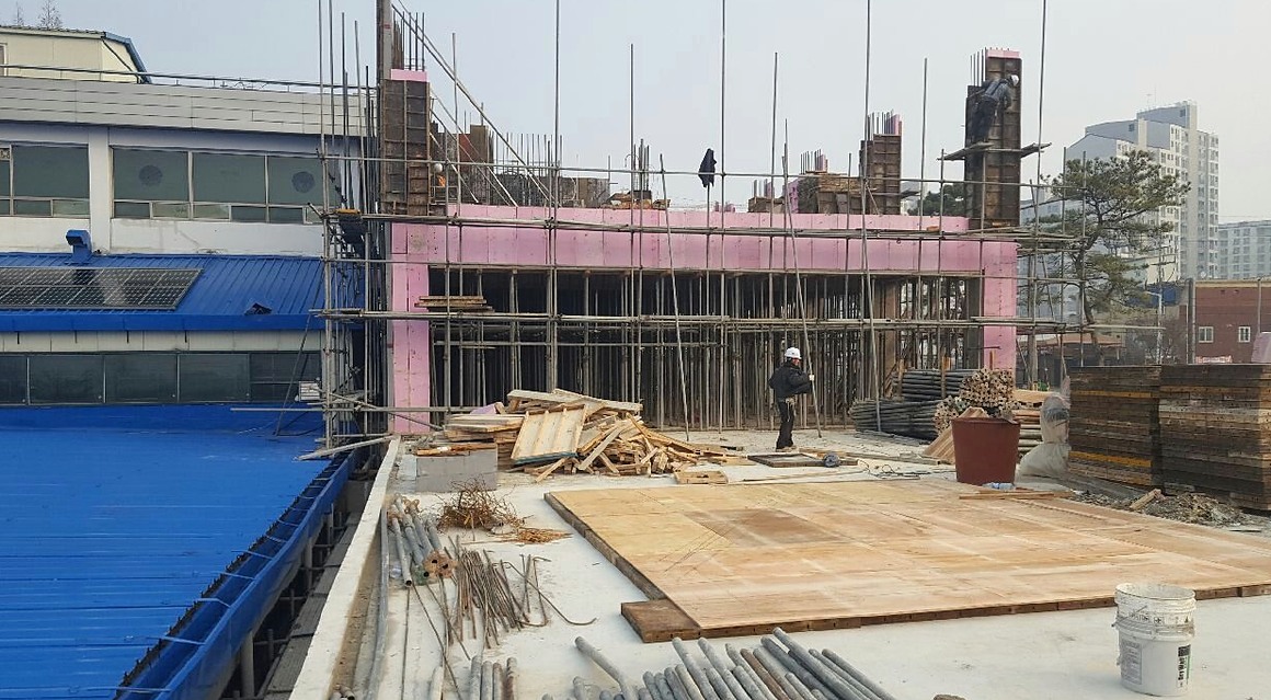 장수 시설물·고소작업 - 고압 세척 전처리